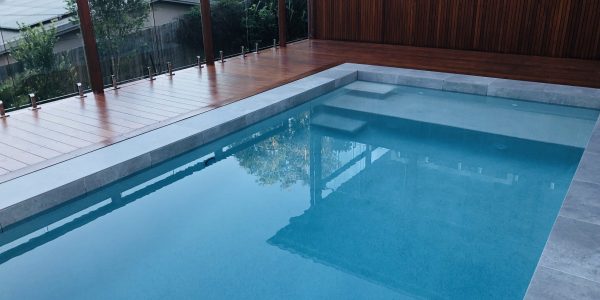 pool and timber deck build sunshine coast
