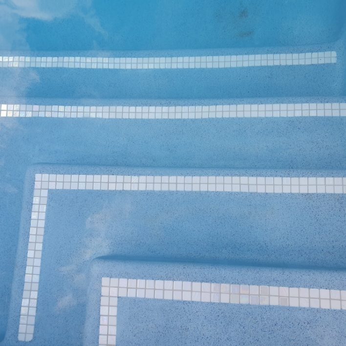 pool mosaic waterline details build sunshine coast