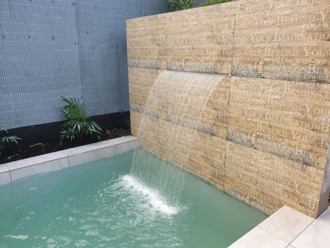 water feature pool noosa