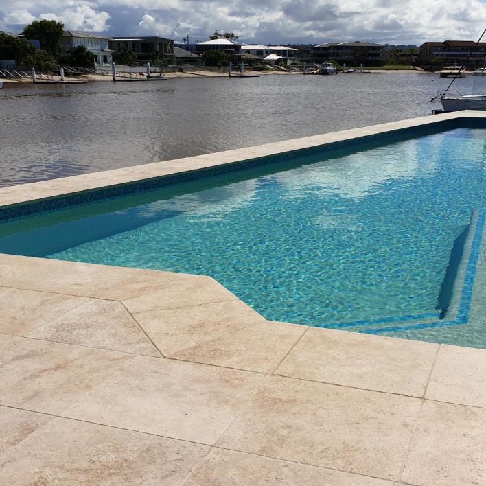 pool build front canal mooloolaba sunshine cast