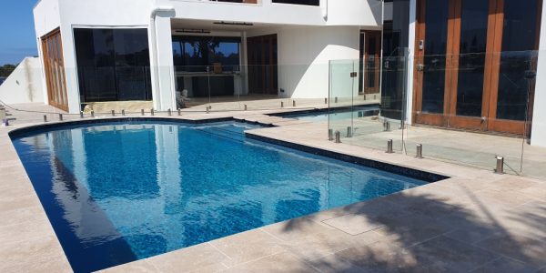 pool and tiled surrounds build sunshine coast